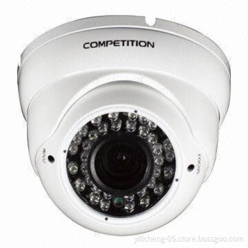 CCTV, Metal Array IR Outdoor Dome Camera, 3-axis Product Seriation Housing Design, Sony Effio 700TVL